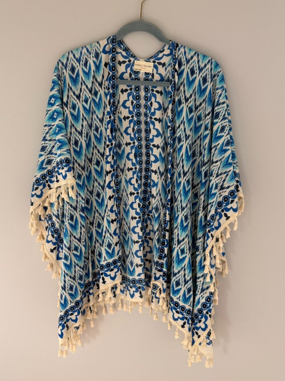 Bobbie Brooks Poncho Bathing Suit Cover Up ONE SIZE